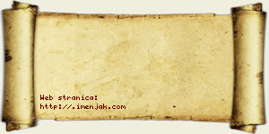 Zorana Rakovac vizit kartica